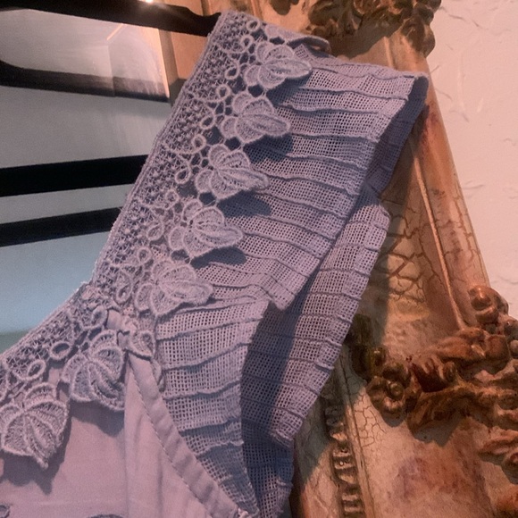 Beautiful designer lined lace detail cotton dress.casual or dress up - Picture 7 of 8